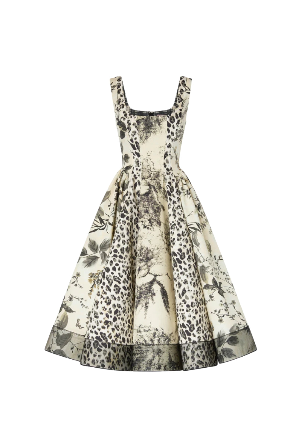 Maggie Leopard Print Pleated Midi Dress Soraya