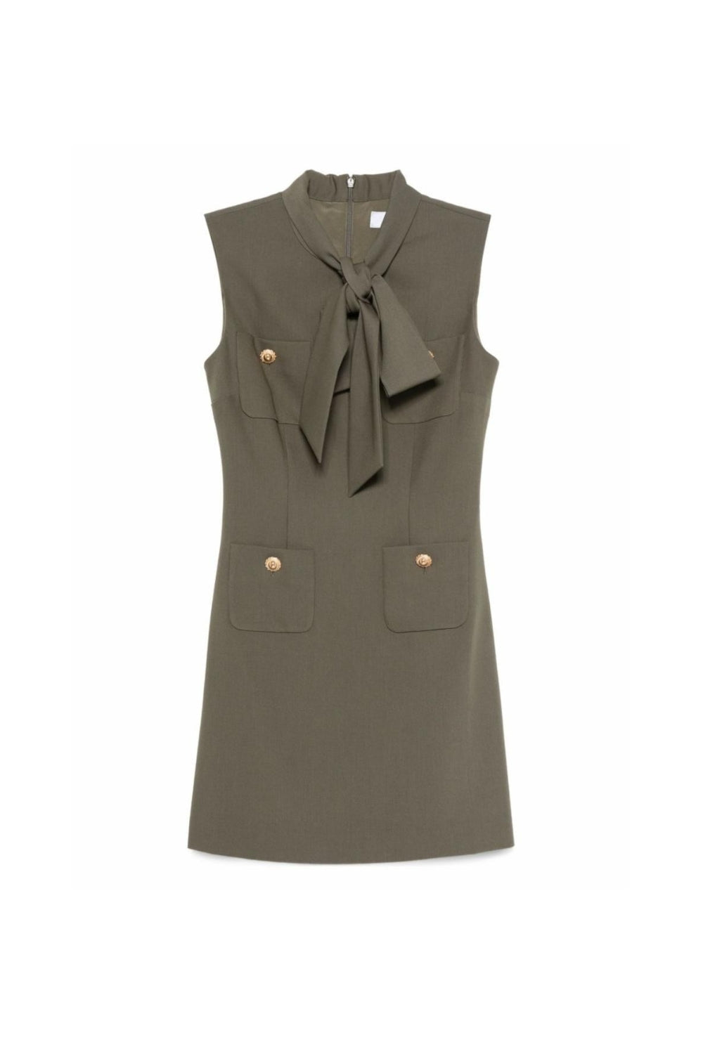 Rachel Green Bow Twill Mini Dress Avalabel