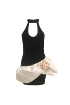 Lyuba 3D Flower Contrast Color Bandage Mini Dress Avalabel