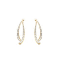 Mathilde Embellished Curve-Edge Earrings Avalabel