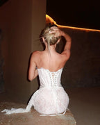 ANGEL Corset Draped Mini Dress Avalabel