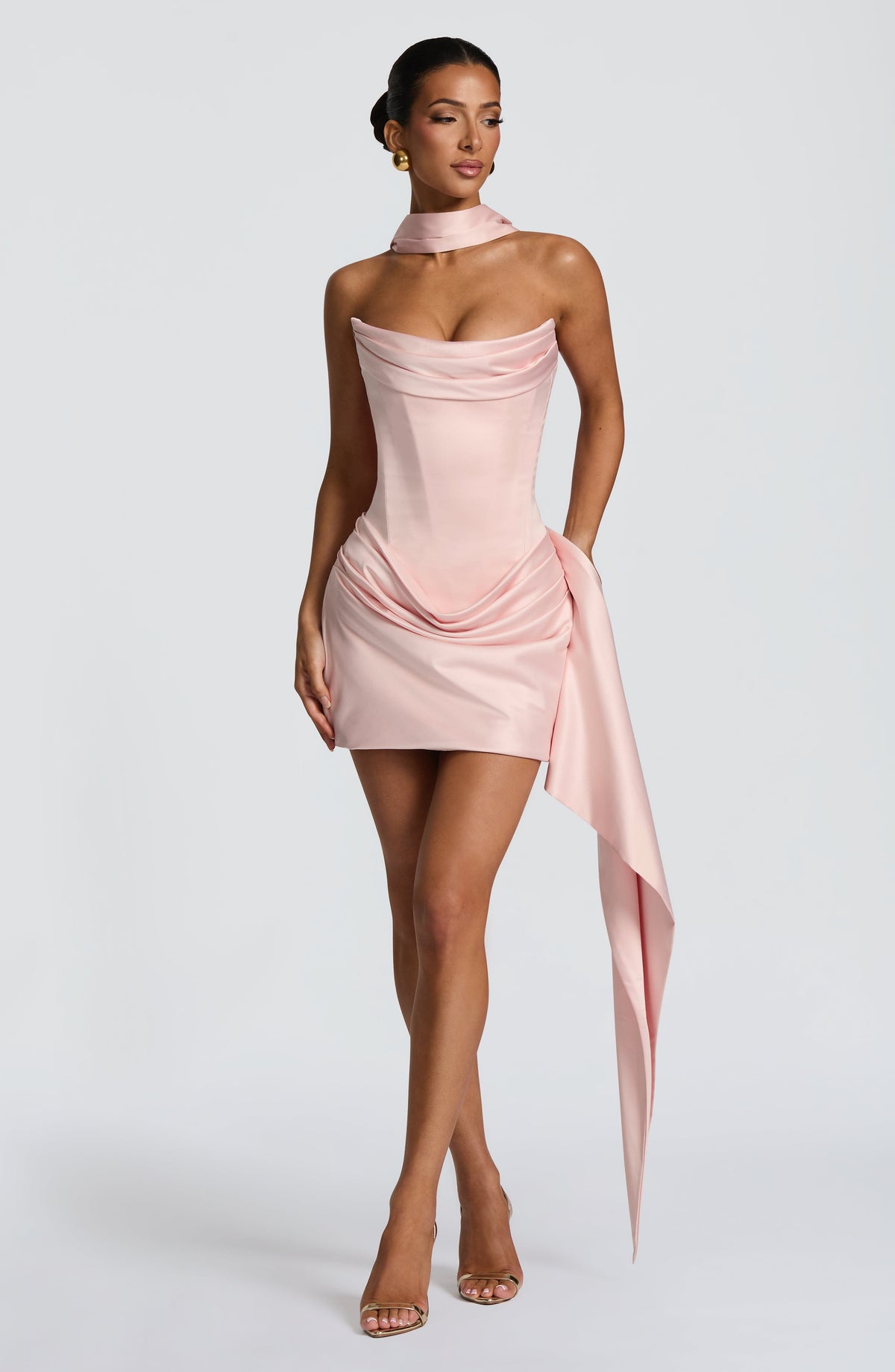 leona Mini Dress - Blush Avalabel
