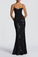 Nefertiti Maxi Dress - Black Avalabel