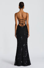 Nefertiti Maxi Dress - Black Avalabel