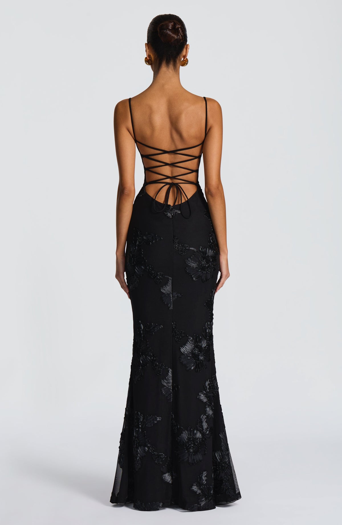 Nefertiti Maxi Dress - Black Avalabel