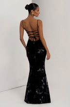Nefertiti Maxi Dress - Black Avalabel