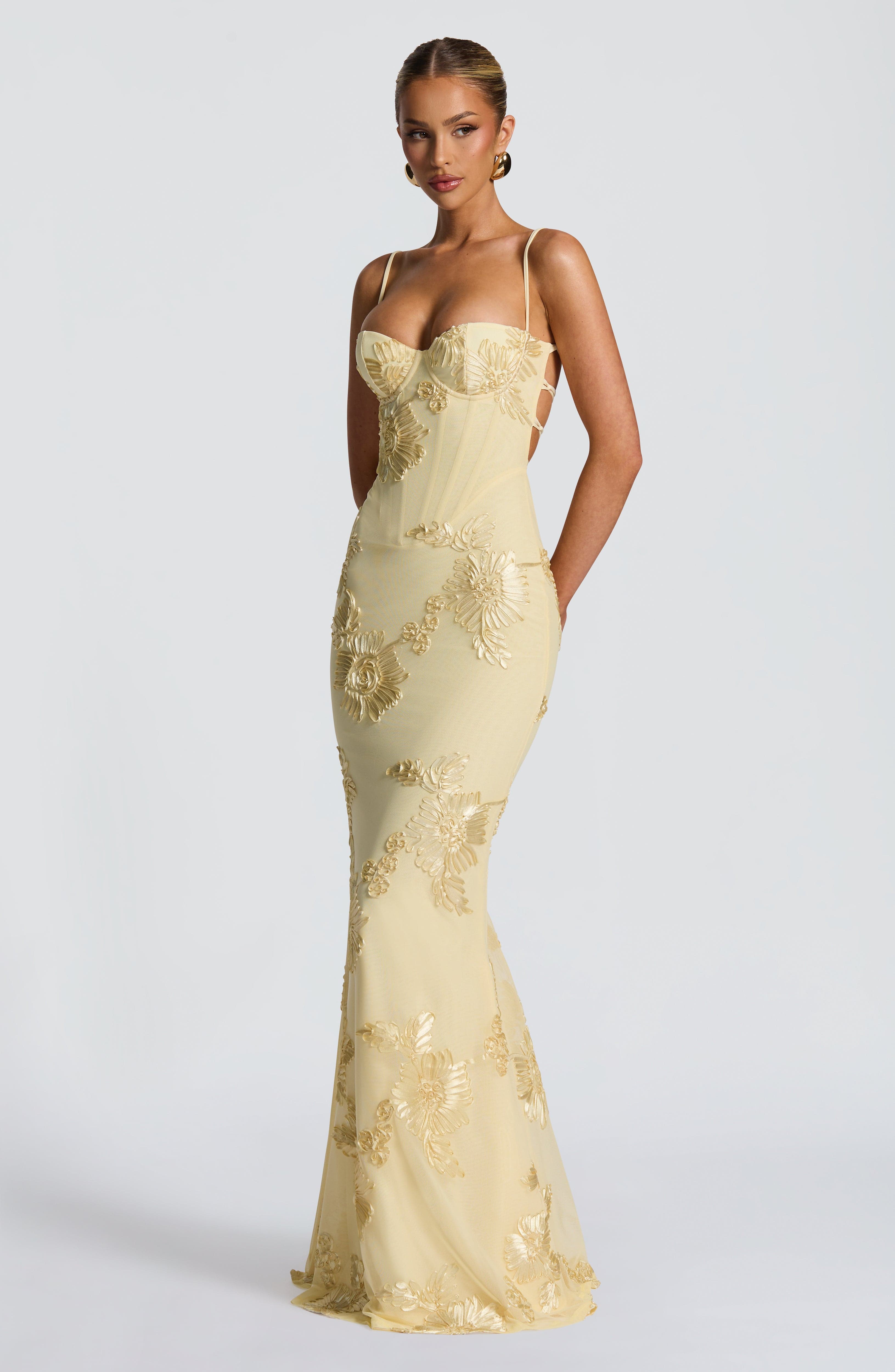 Nefertiti Maxi Dress - Lemon Avalabel