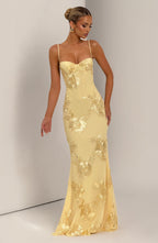 Nefertiti Maxi Dress - Lemon Avalabel