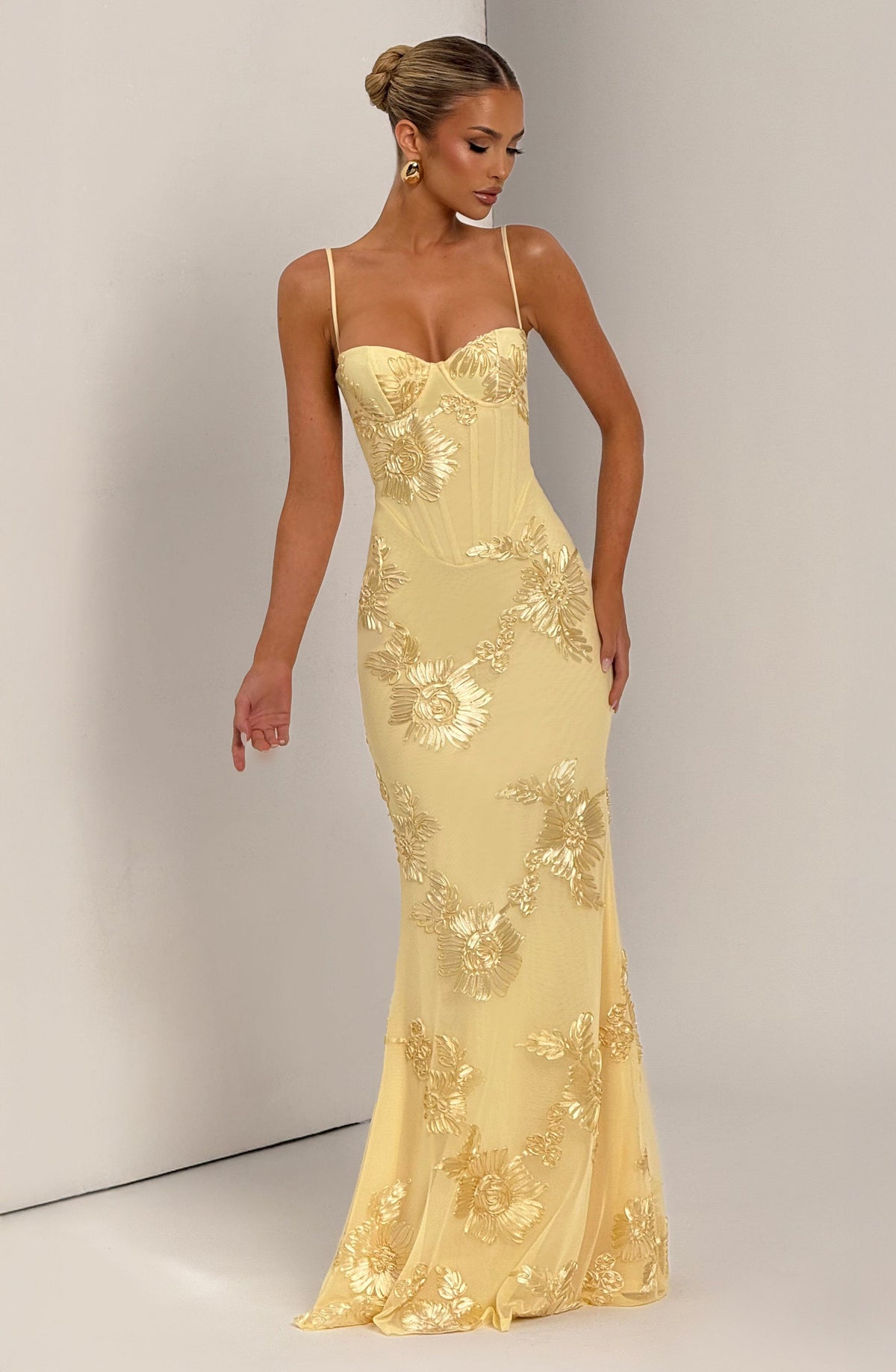 Nefertiti Maxi Dress - Lemon Avalabel