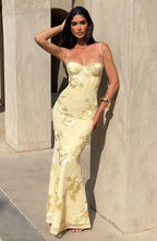 Nefertiti Maxi Dress - Lemon Avalabel