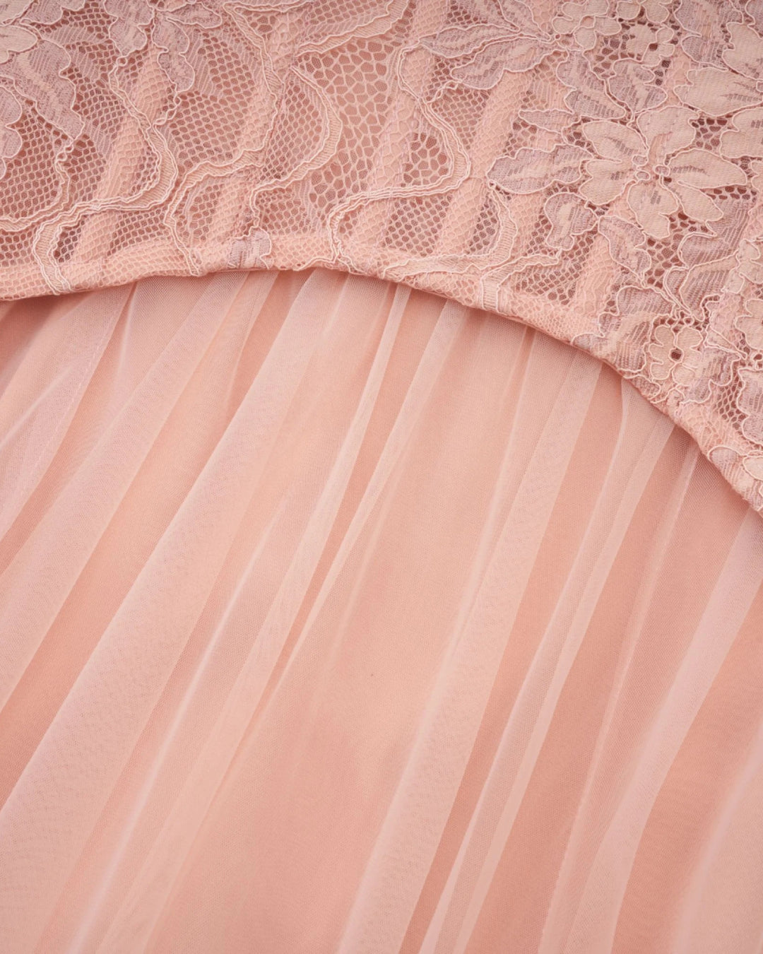 Tiffany Lace Corset Tulle Maxi Dress – Blush Avalabel