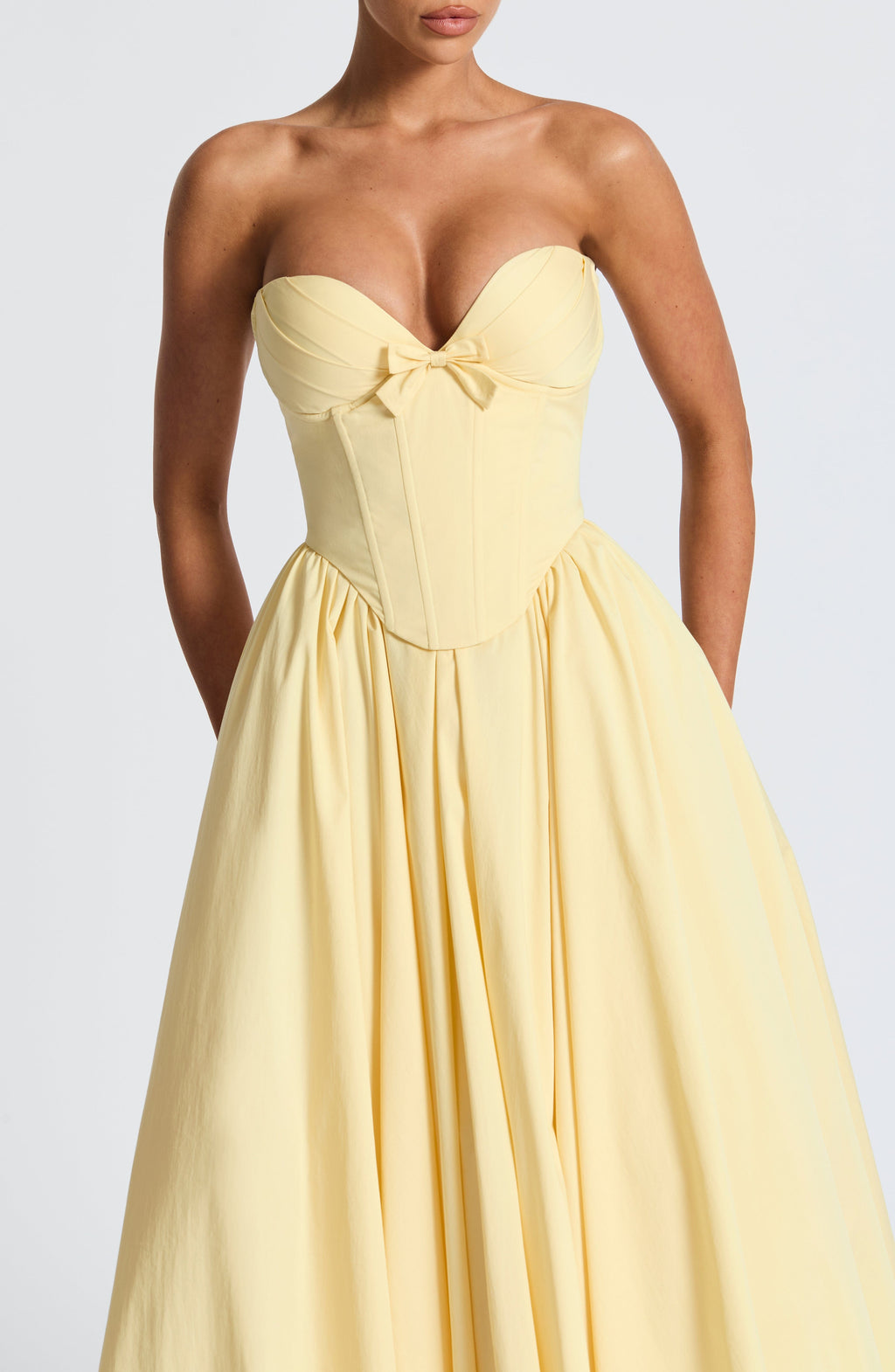 Prim Midi Dress - Lemon Avalabel