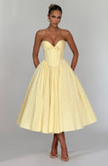 Prim Midi Dress - Lemon Avalabel