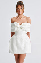 Raquel Mini Dress - Ivory Avalabel
