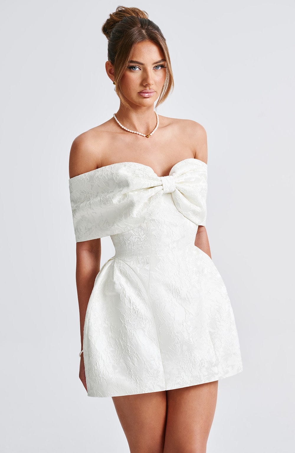 Raquel Mini Dress - Ivory Avalabel