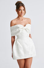 Raquel Mini Dress - Ivory Avalabel