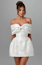 Raquel Mini Dress - Ivory Avalabel