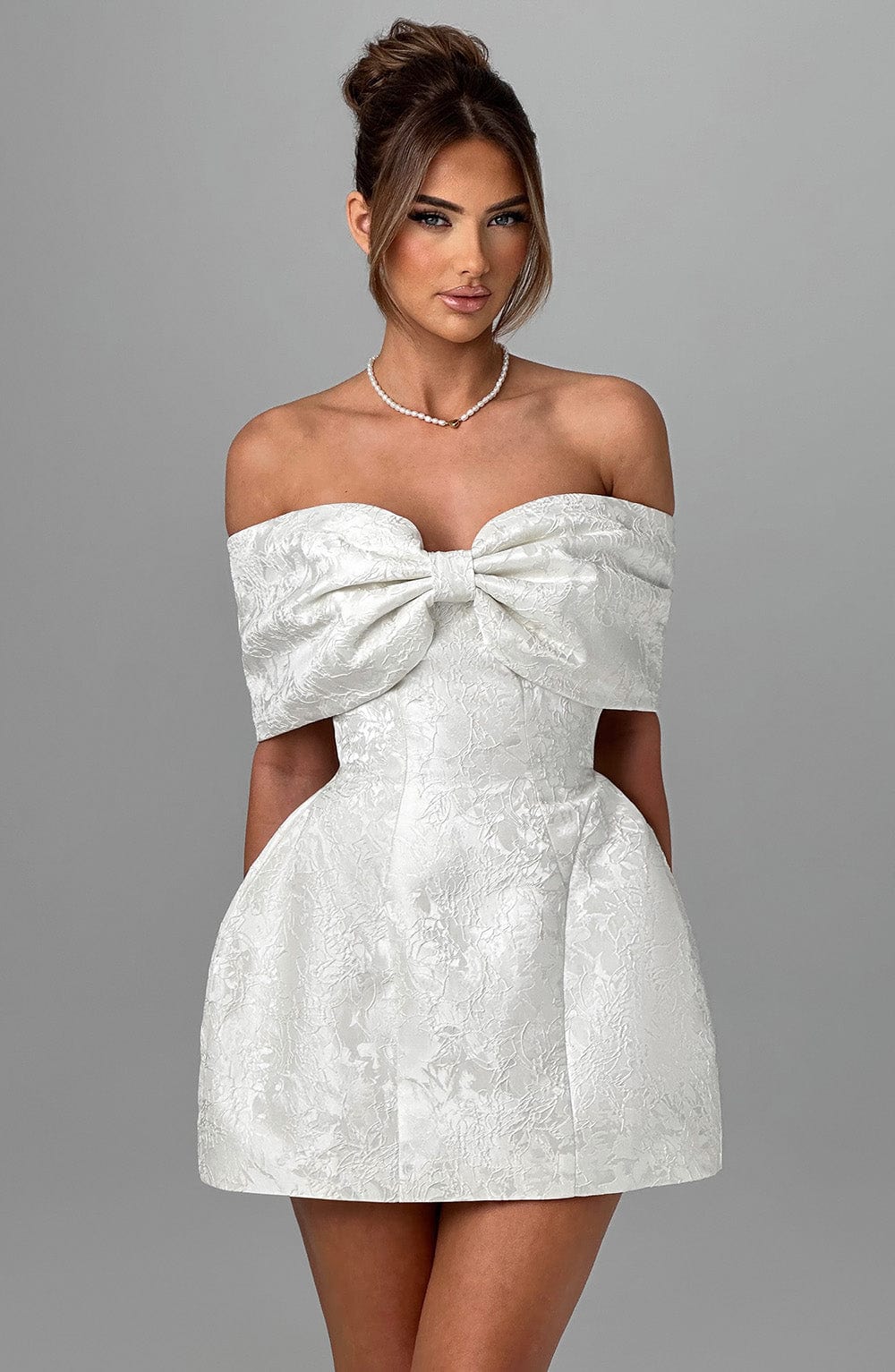 Raquel Mini Dress - Ivory Avalabel