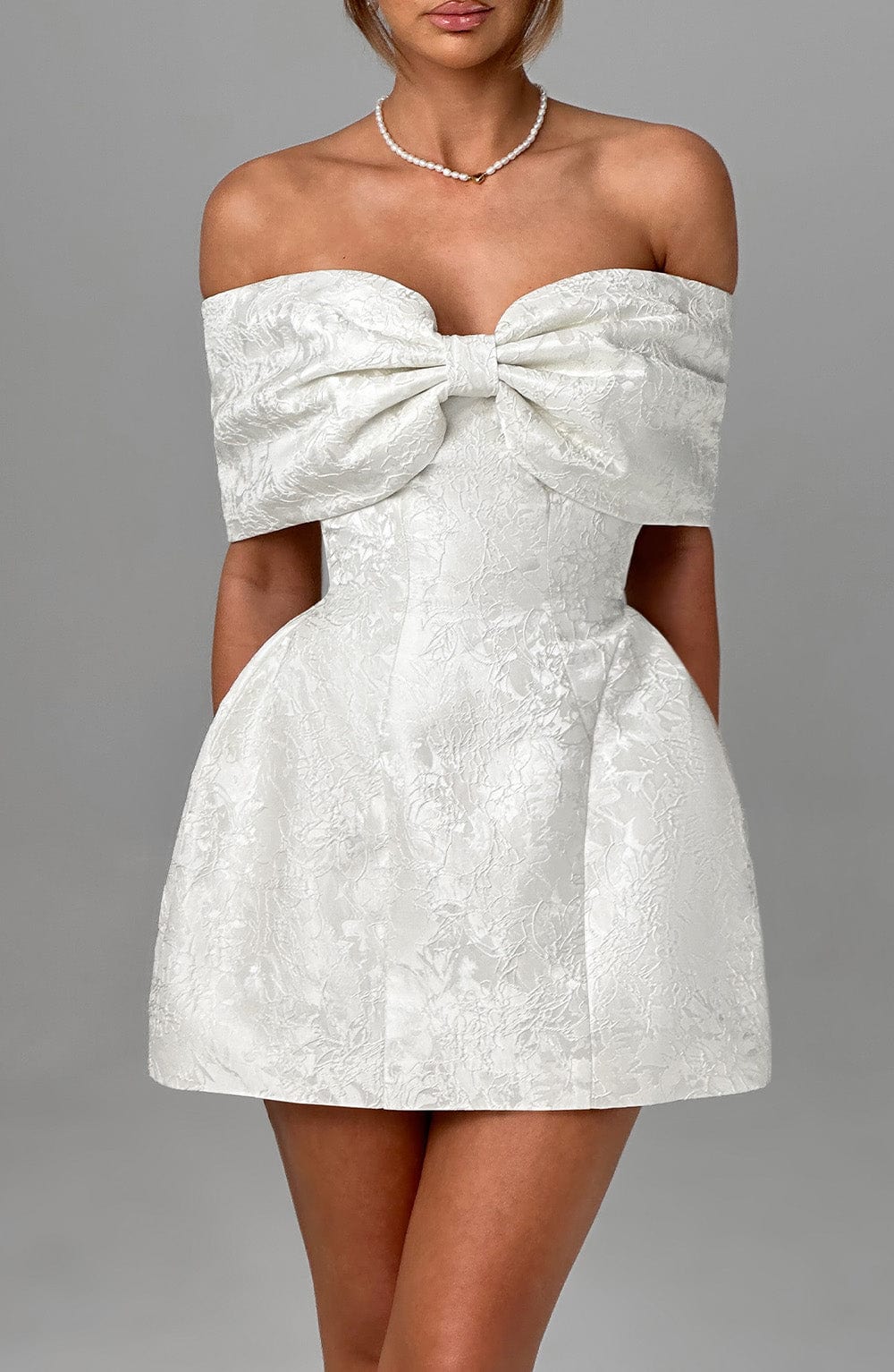 Raquel Mini Dress - Ivory Avalabel