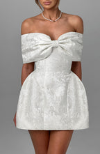 Raquel Mini Dress - Ivory Avalabel