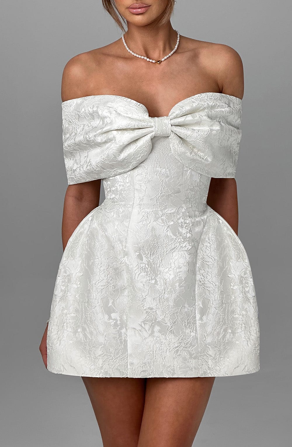Raquel Mini Dress - Ivory Avalabel