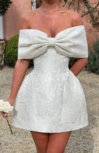 Raquel Mini Dress - Ivory Avalabel