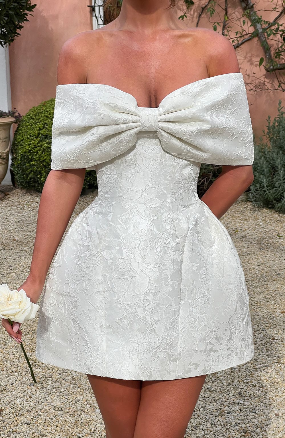 Raquel Mini Dress - Ivory Avalabel