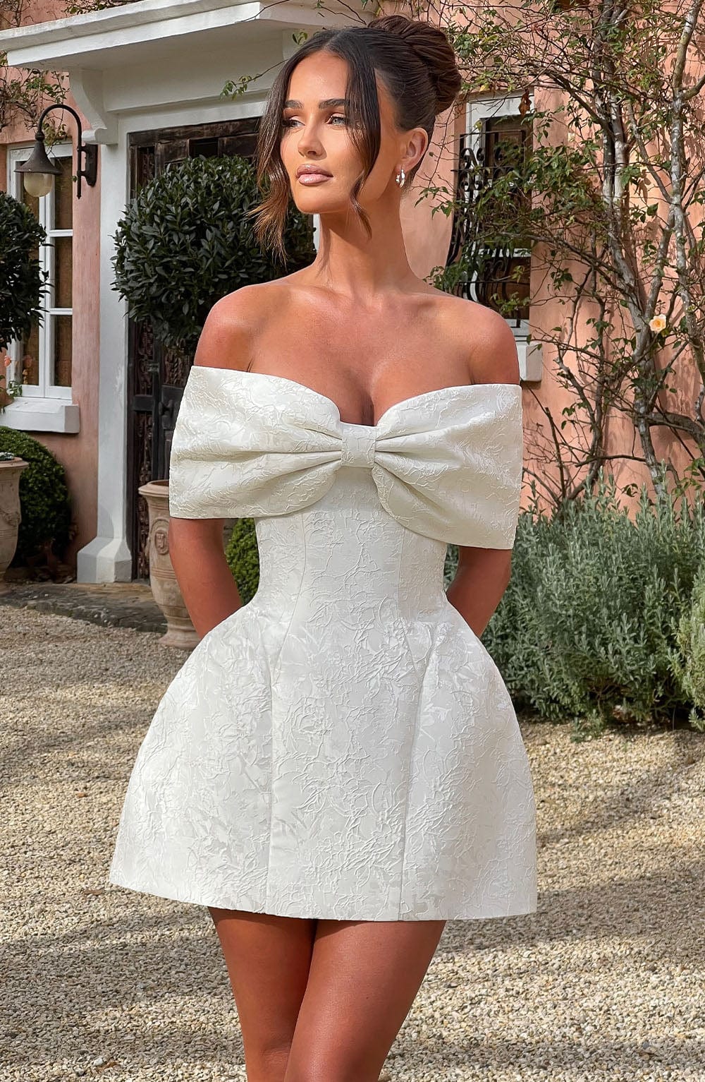Raquel Mini Dress - Ivory Avalabel