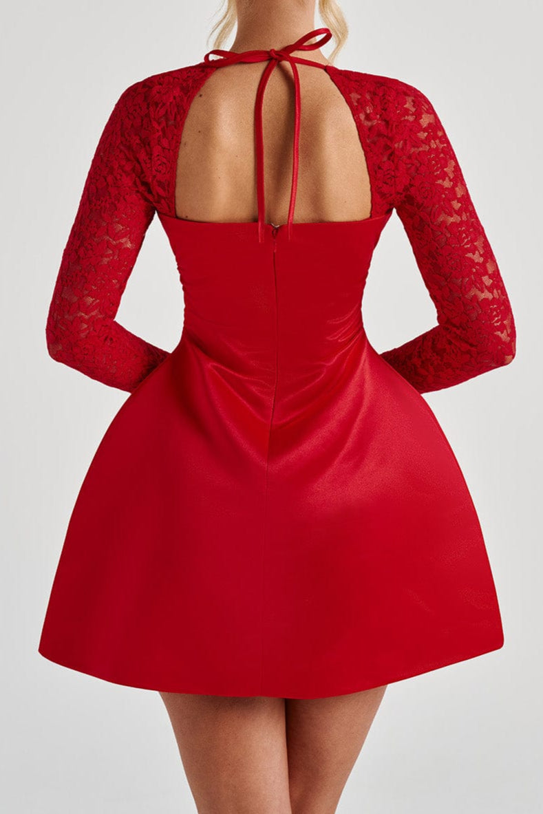 Sadie Mini Dress - Red Avalabel
