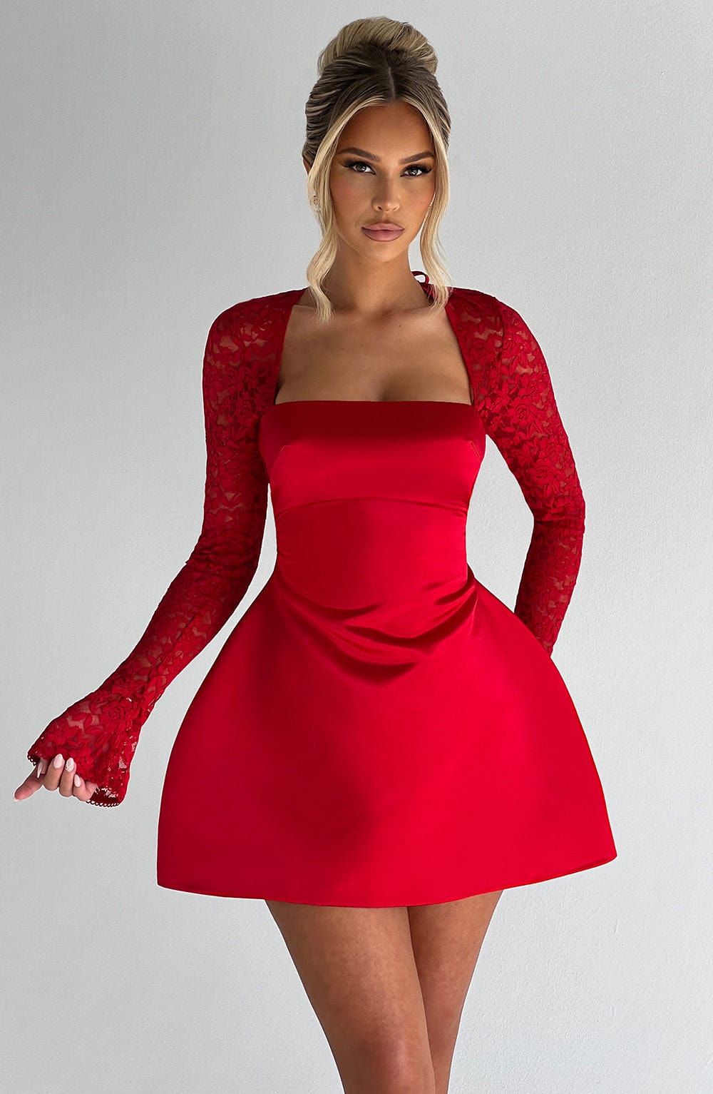 Sadie Mini Dress - Red Avalabel