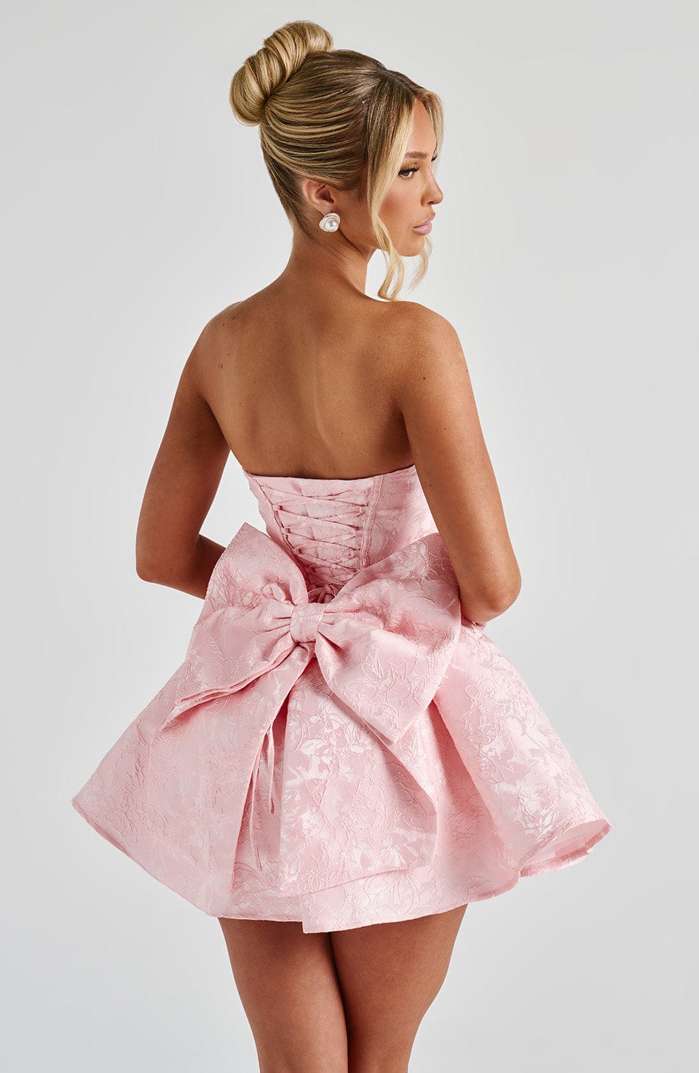 Salome Mini Dress - Blush Avalabel