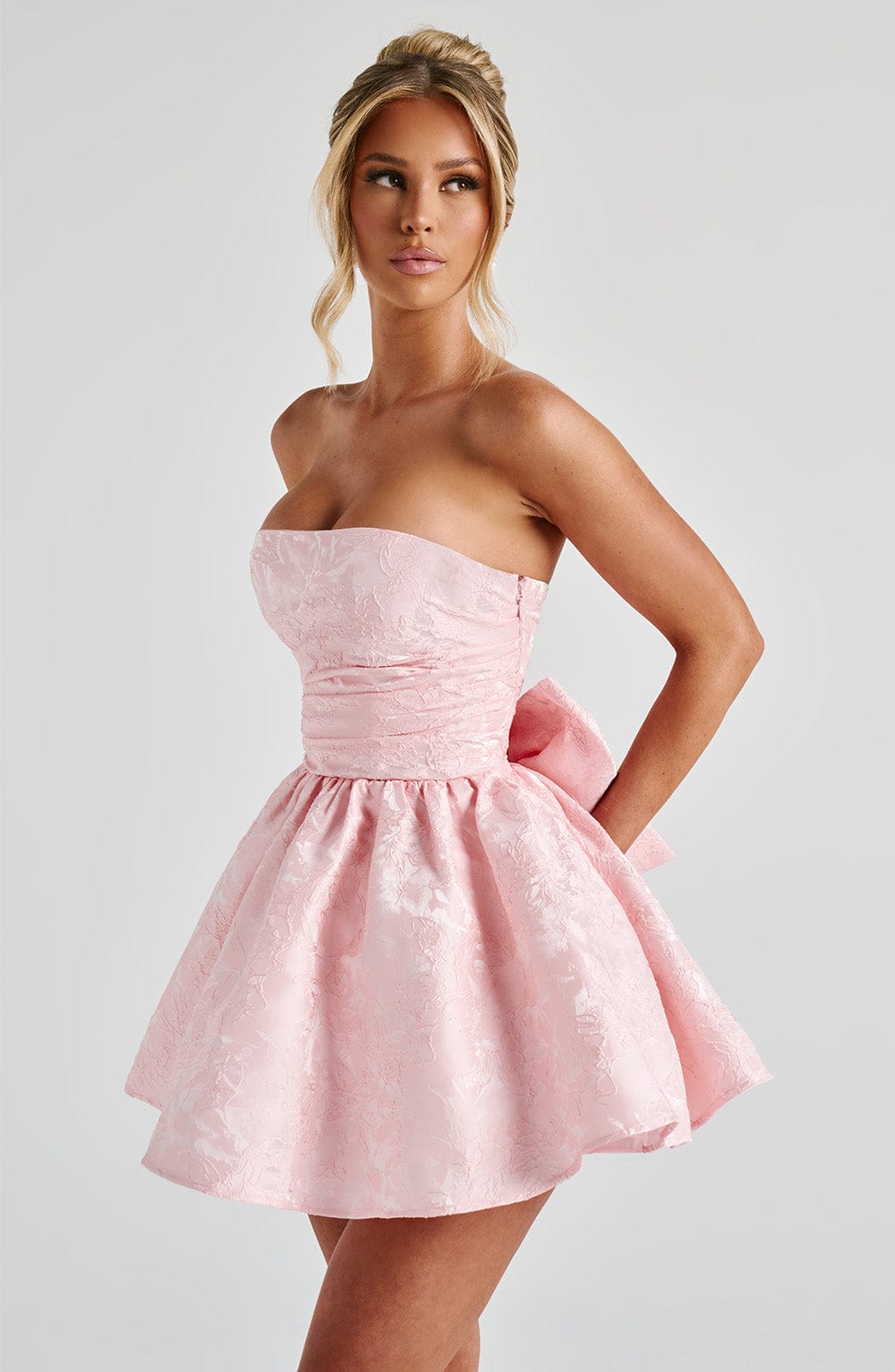 Salome Mini Dress - Blush Avalabel