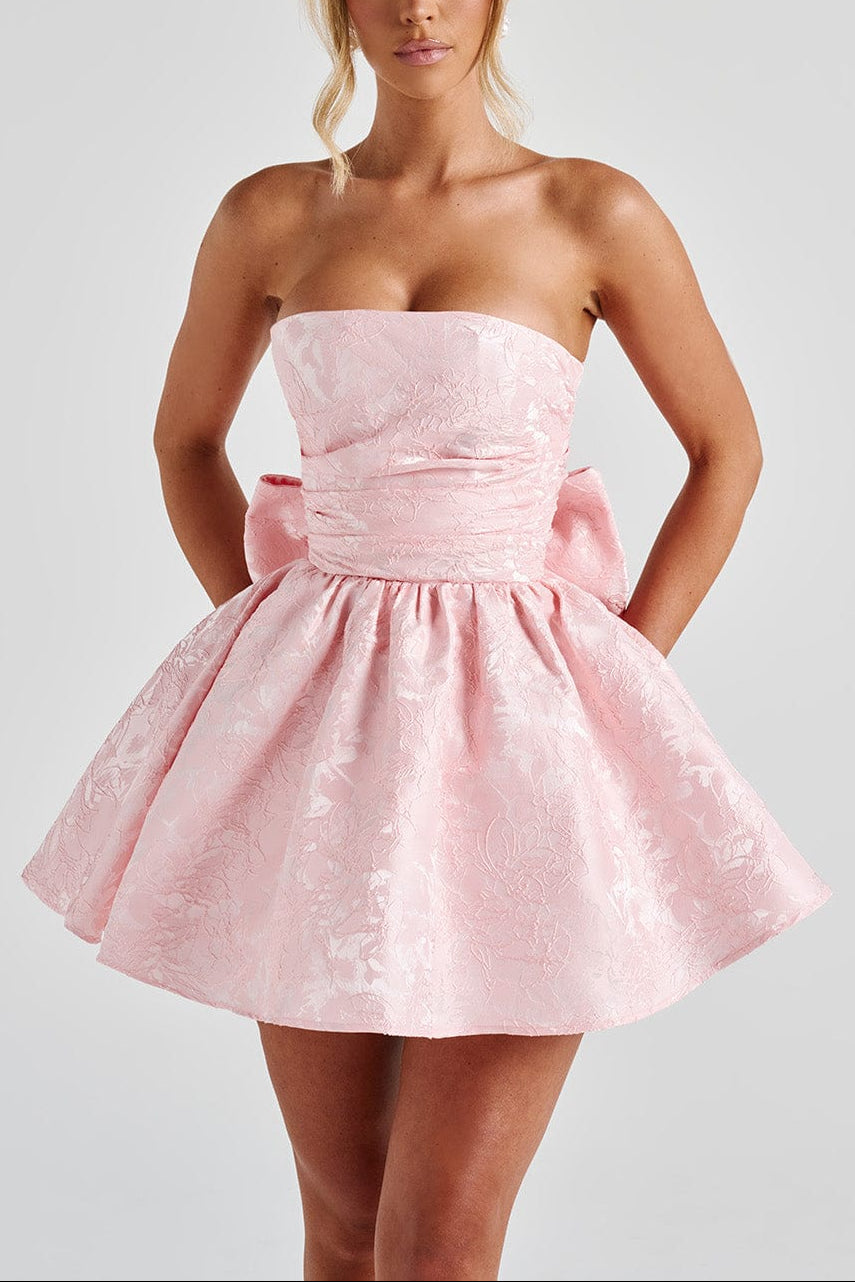 Salome Mini Dress - Blush Avalabel