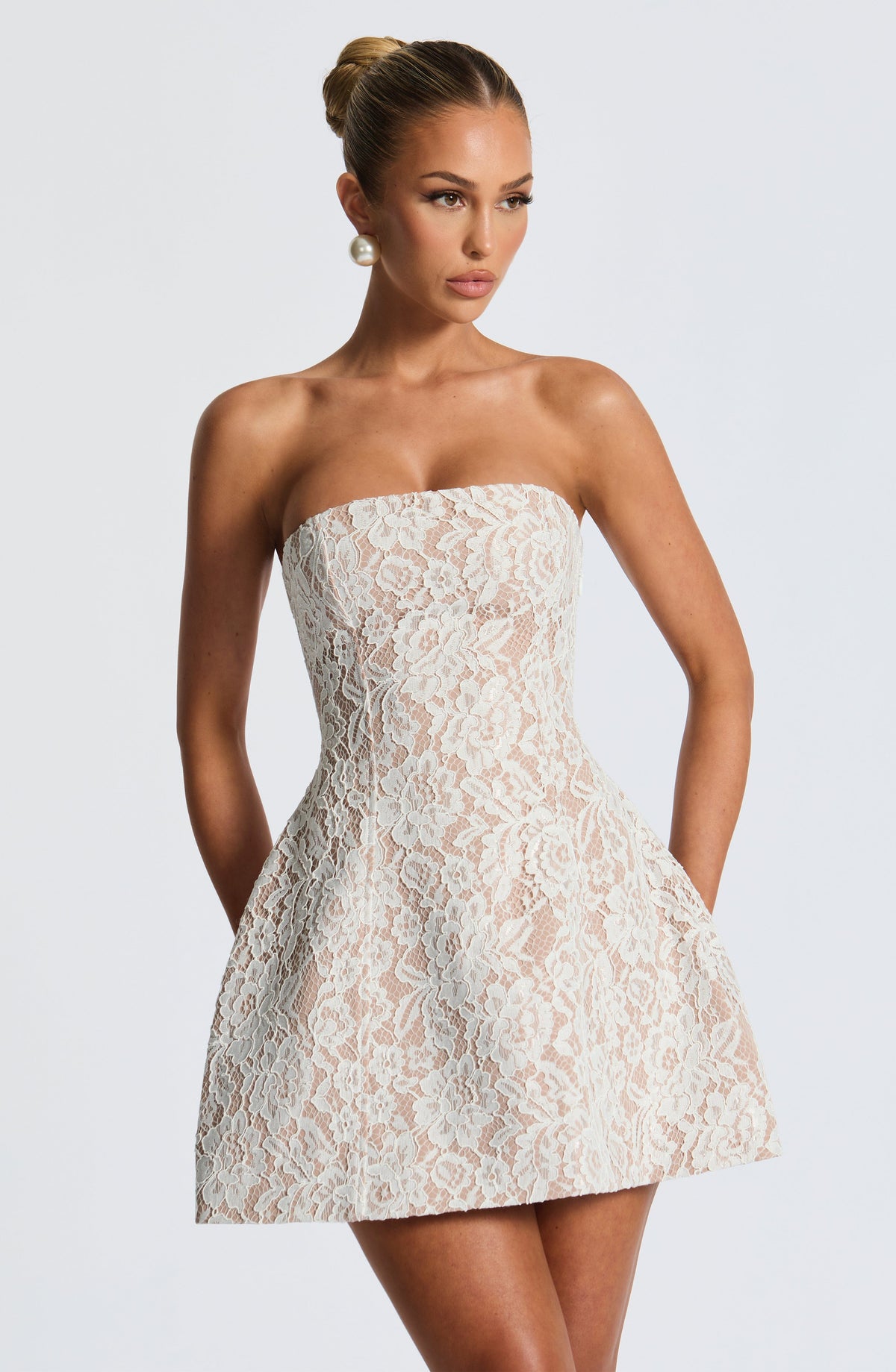 Salone Mini Dress - Ivory Avalabel