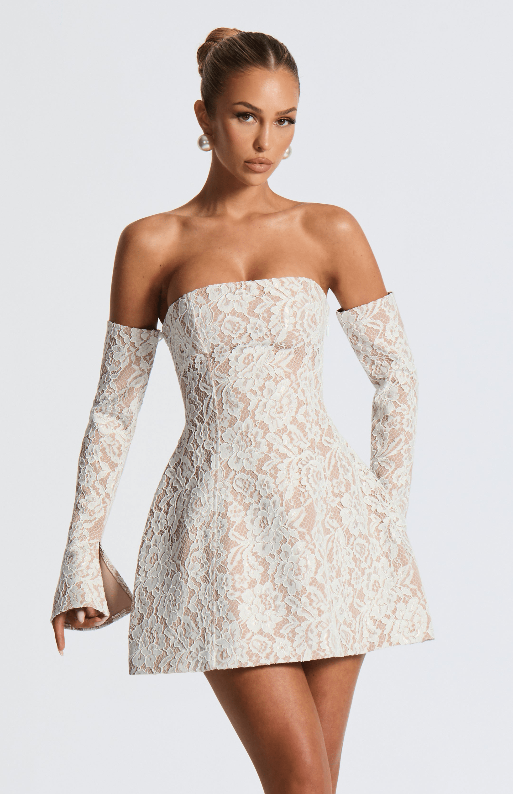 Salone Mini Dress - Ivory Avalabel