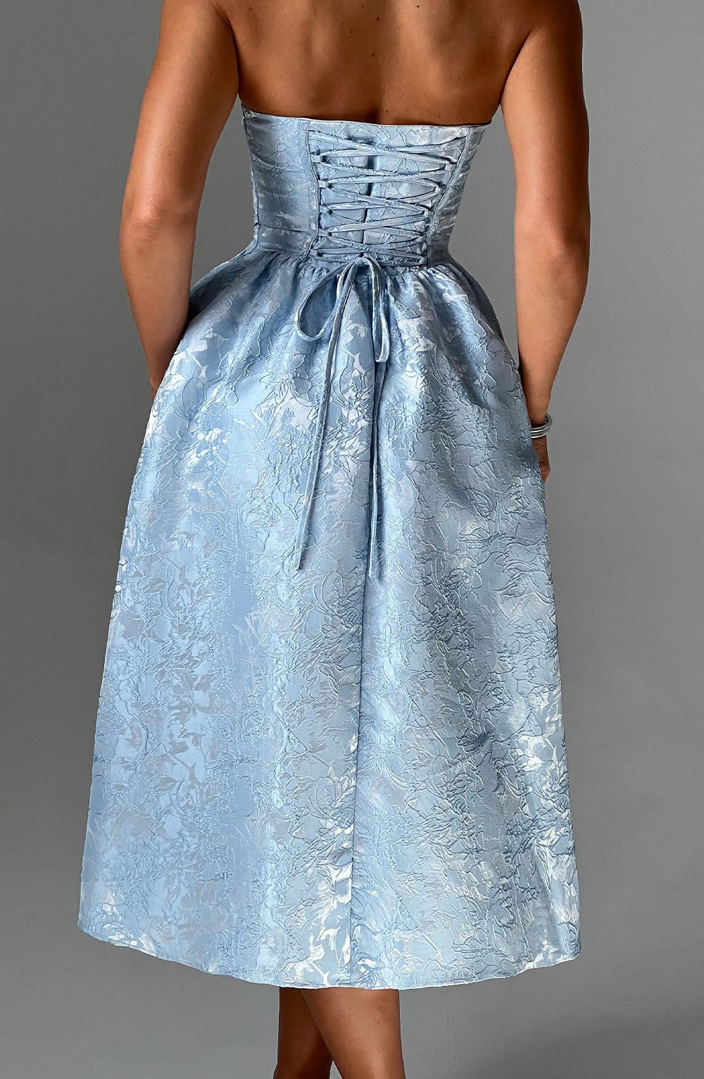 Saoirse Midi Dress - Blue Avalabel