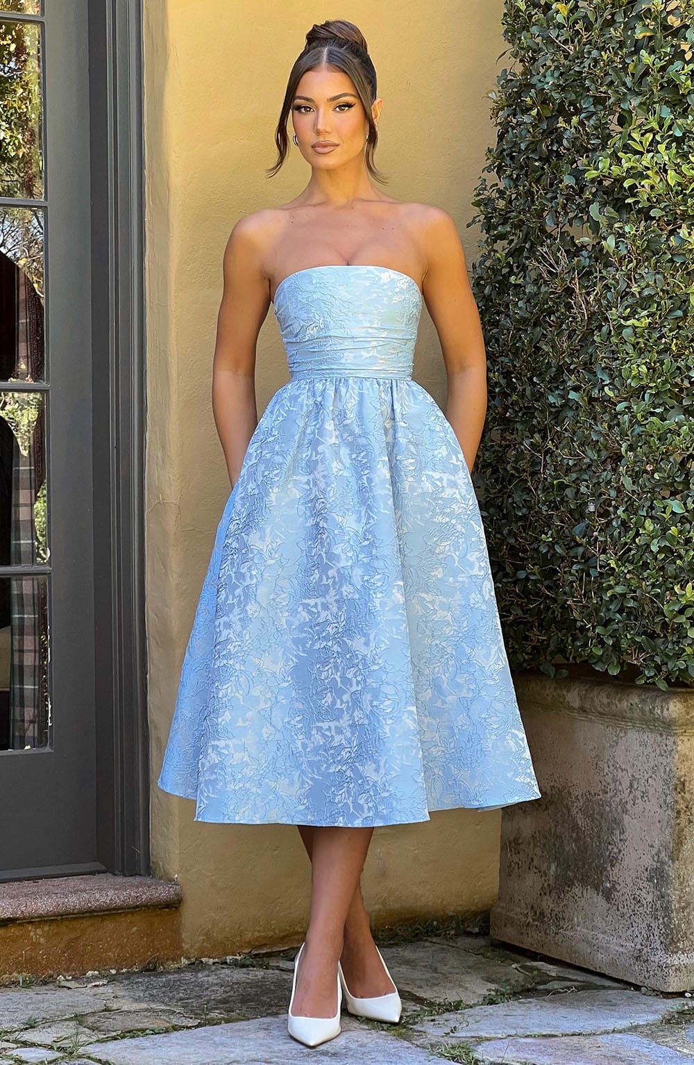 Saoirse Midi Dress - Blue Avalabel