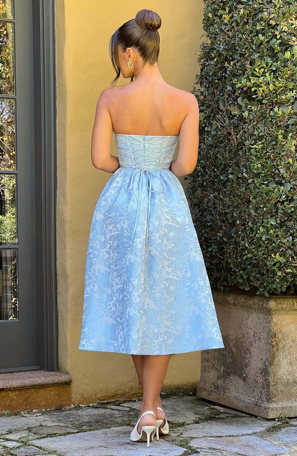 Saoirse Midi Dress - Blue Avalabel
