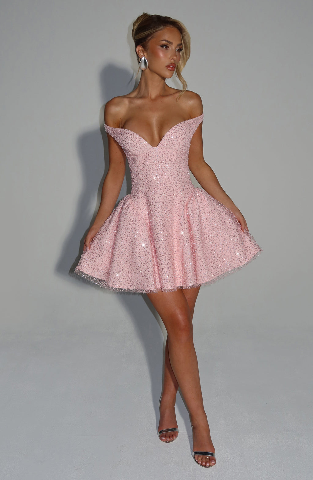 claire Mini Dress - Blush Avalabel