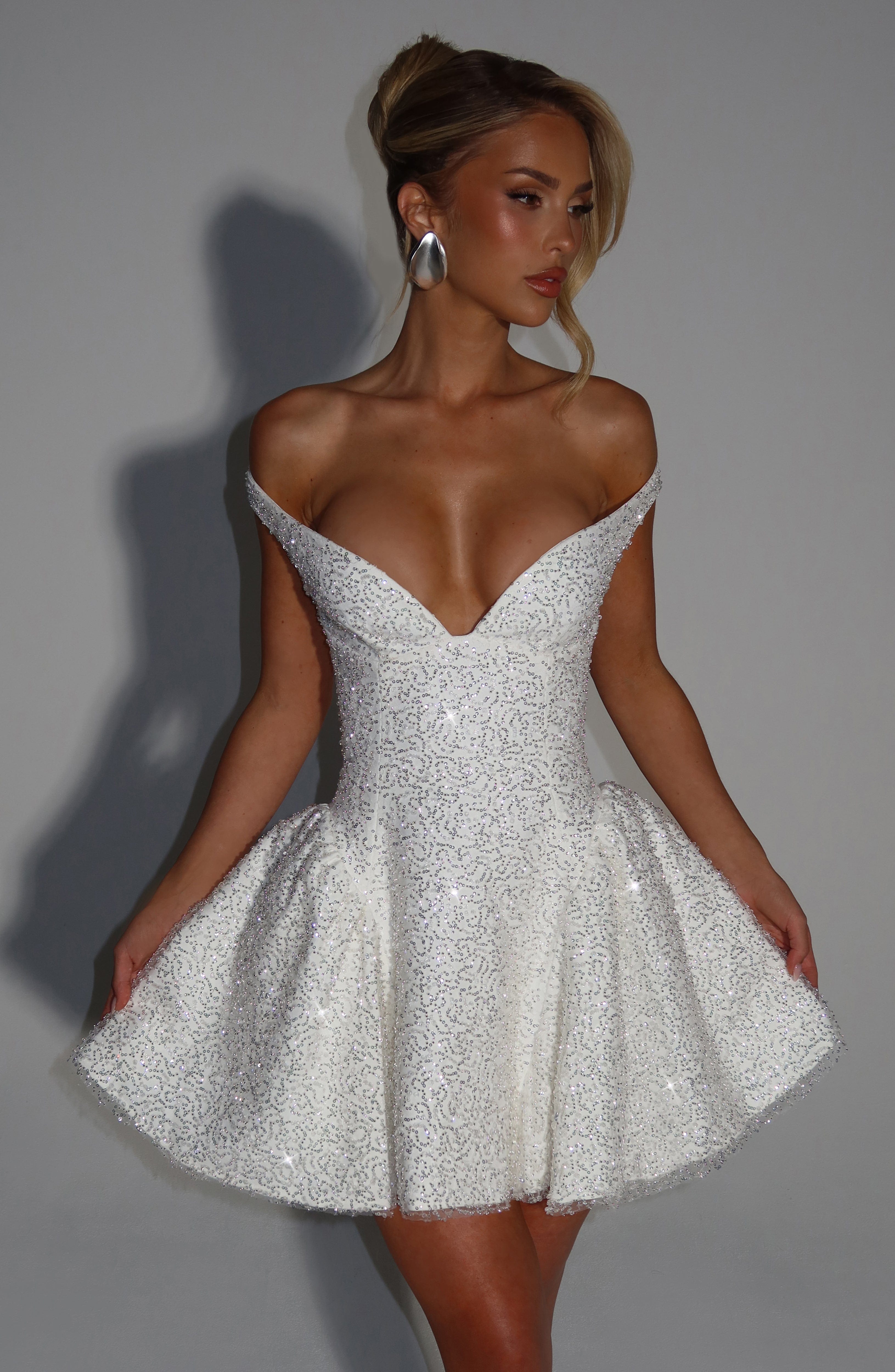 claire Mini Dress - Ivory Avalabel
