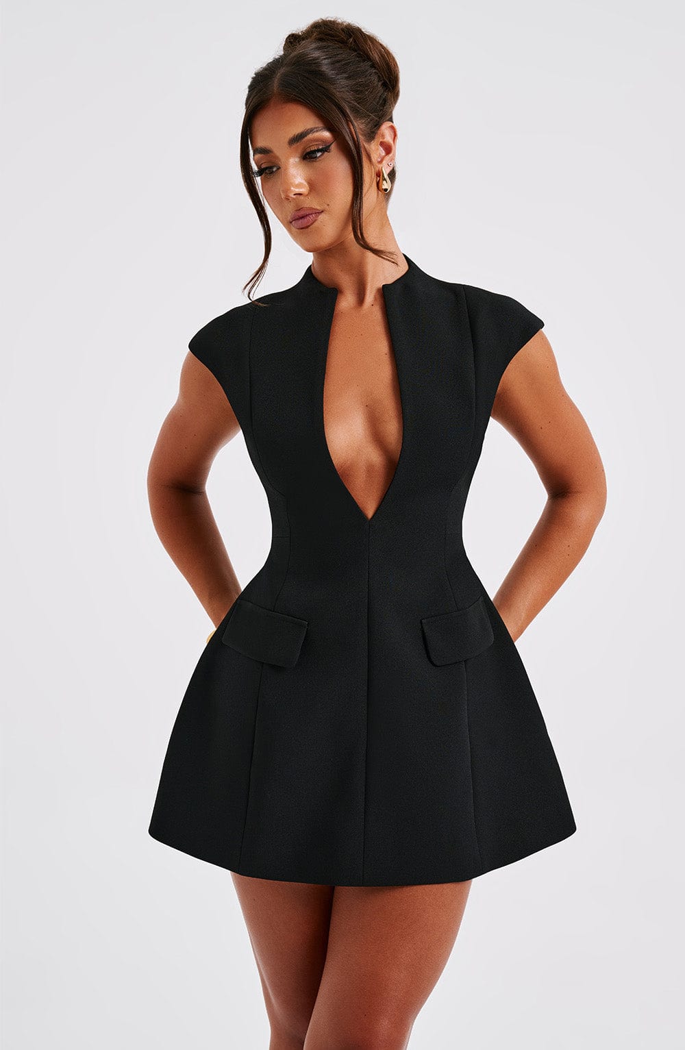 Suri Mini Dress - Black Avalabel