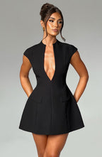 Suri Mini Dress - Black Avalabel