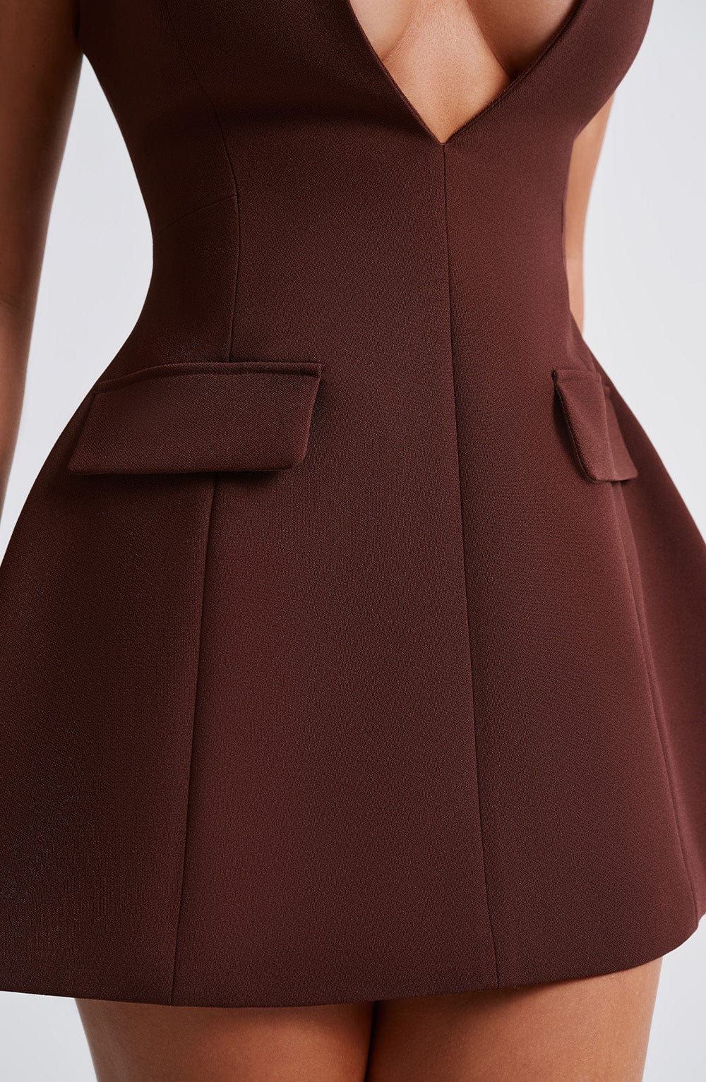 Suri Mini Dress - Brown Avalabel
