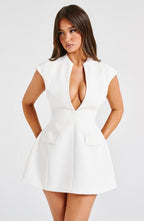 Suri Mini Dress - Ivory Avalabel