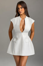 Suri Mini Dress - Ivory Avalabel