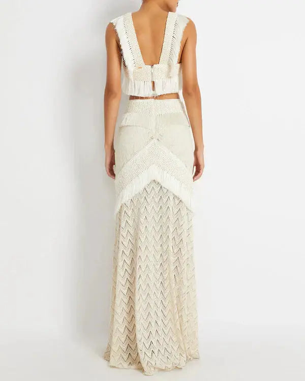 Tara |  Fringe Beach Dress Set Avalabel