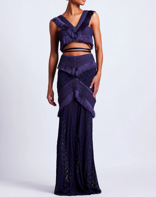 Tara |  Fringe Beach Dress Set