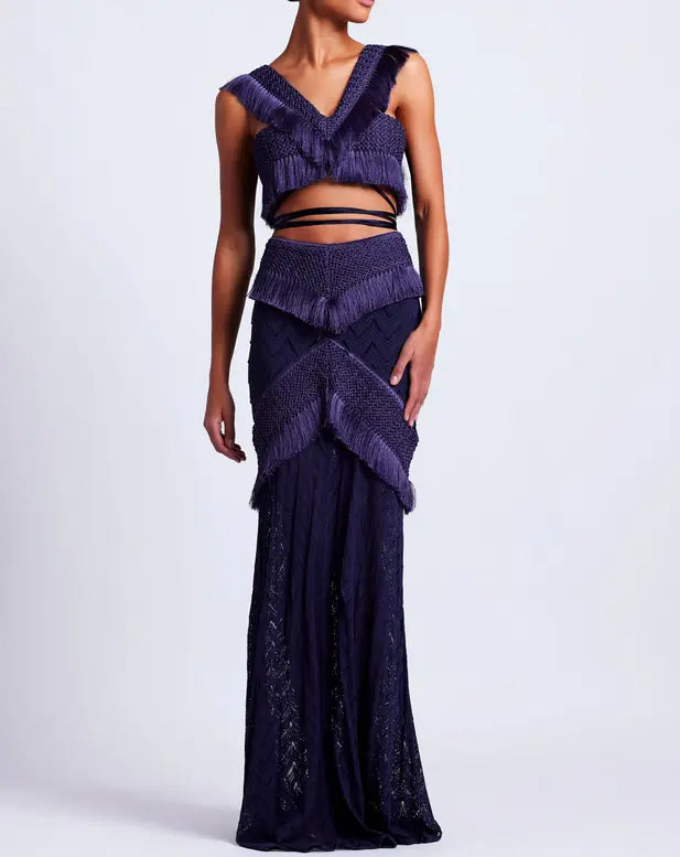 Tara |  Fringe Beach Dress Set Avalabel