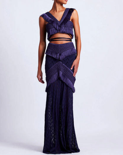 Tara |  Fringe Beach Dress Set