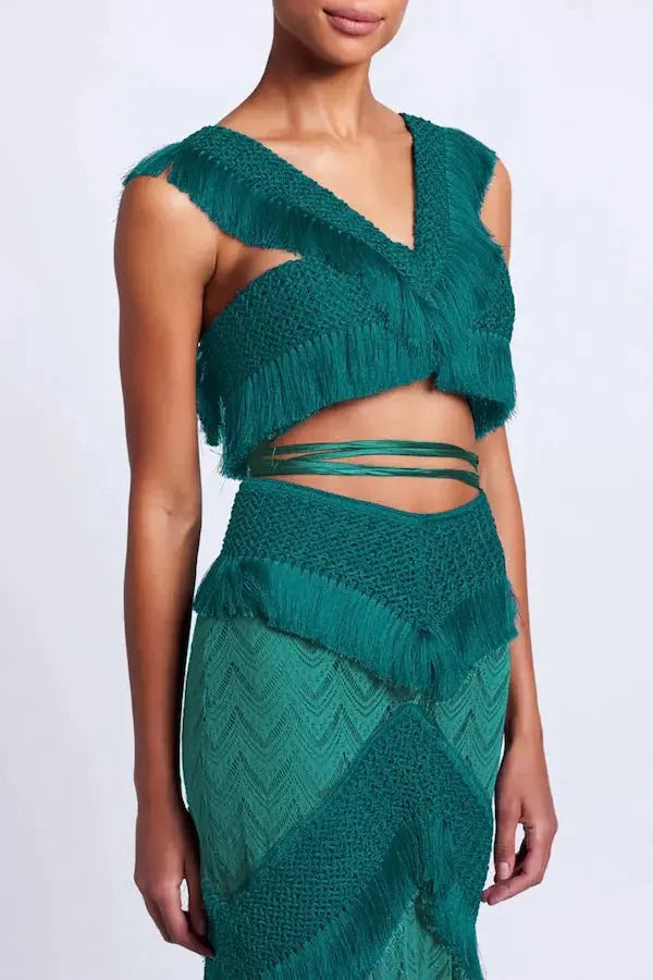 Tara |  Fringe Beach Dress Set Avalabel